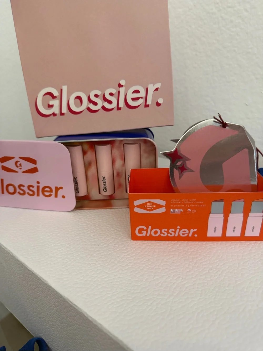 Glossier Mini Ultralip Trio Set Holiday Gift Set, 3-Piece NEW LIMITED EDITION